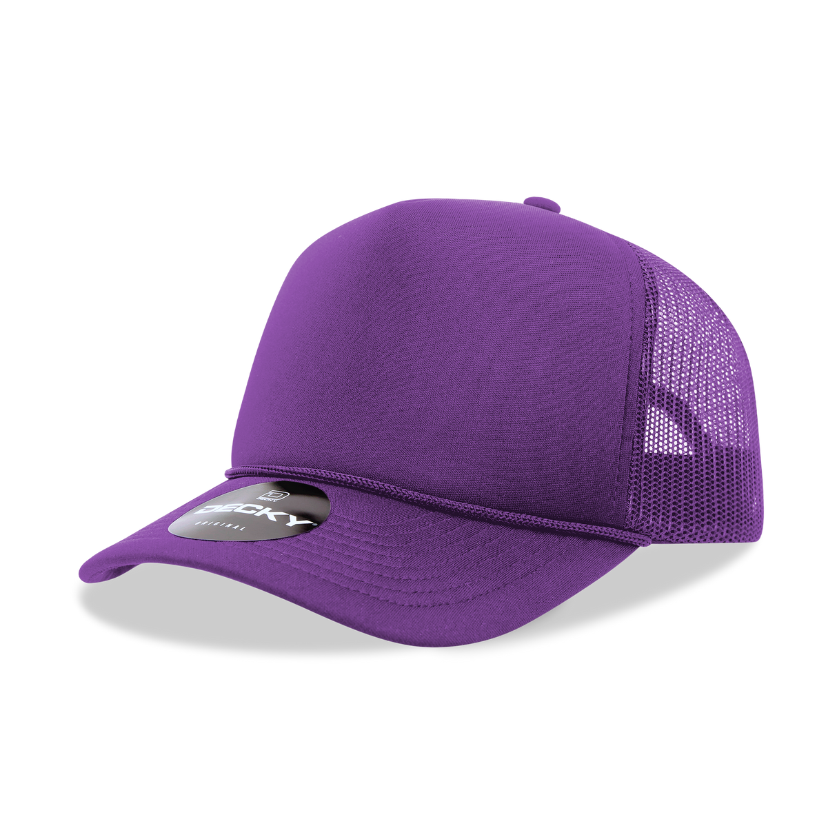 Decky 5 Panel Mid Profile Structured Foam Trucker | Decky 6025