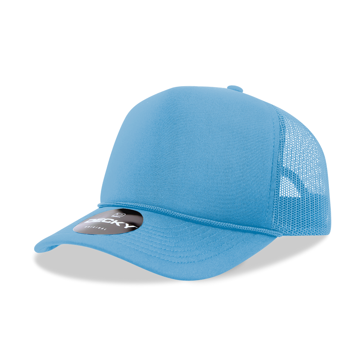 Decky 5 Panel Mid Profile Structured Foam Trucker | Decky 6025