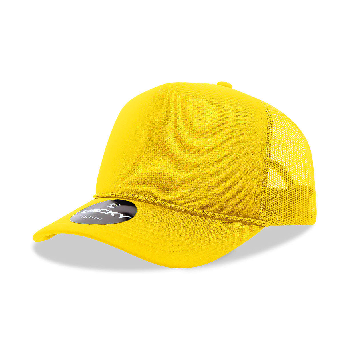 Decky 5 Panel Mid Profile Structured Foam Trucker | Decky 6025