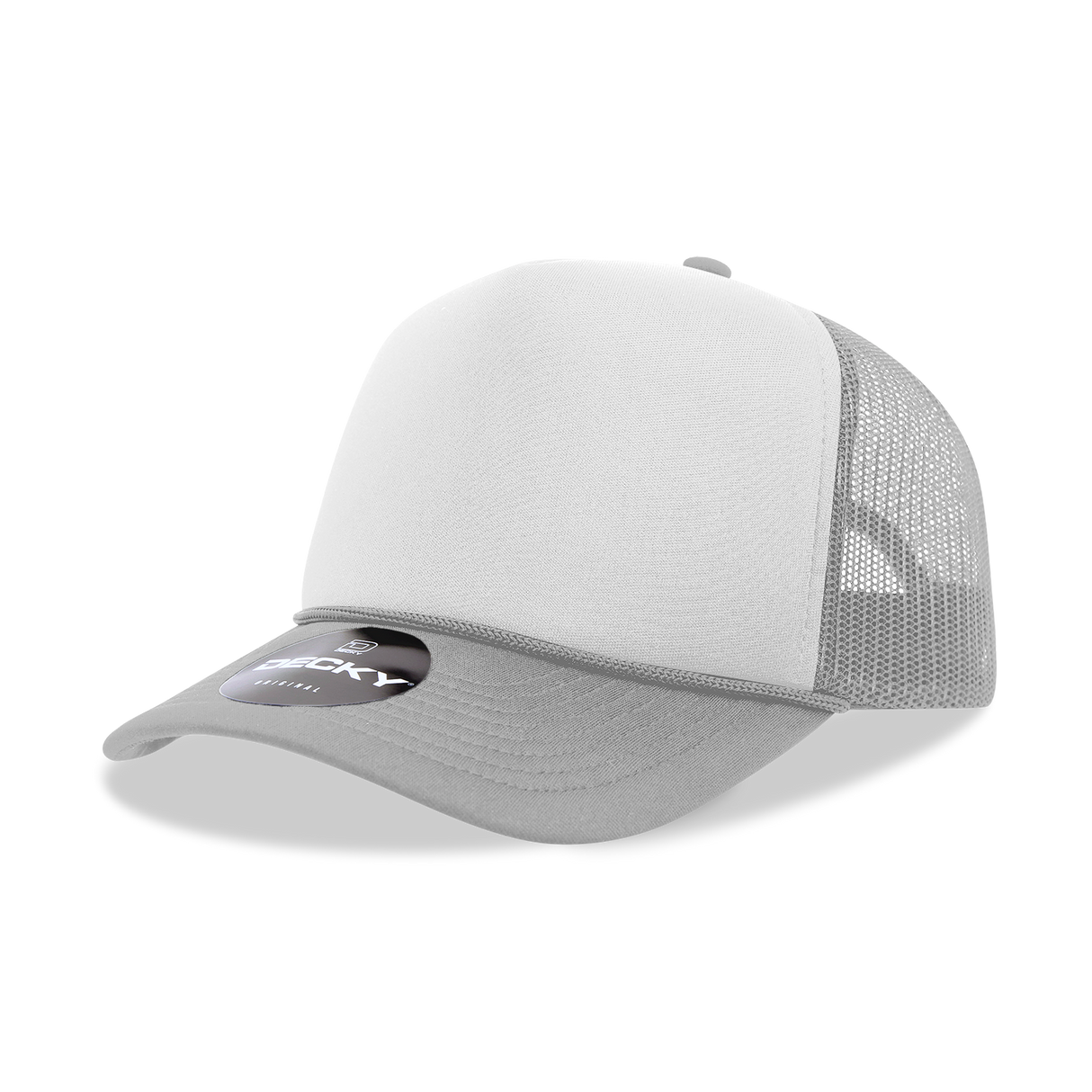 Decky 5 Panel Mid Profile Structured Foam Trucker | Decky 6025