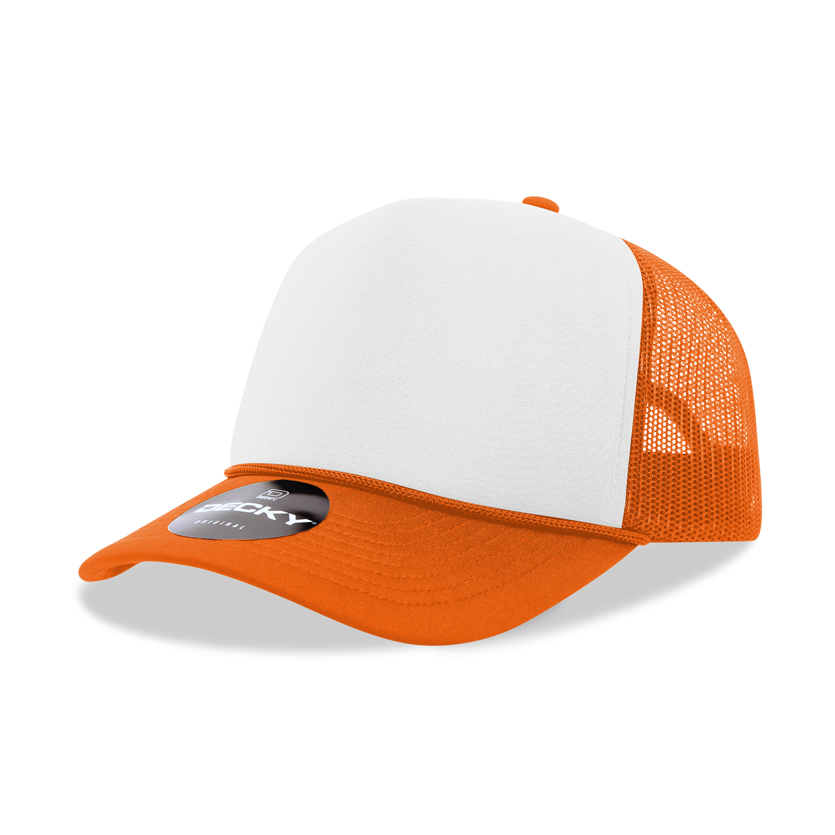 Decky 5 Panel Mid Profile Structured Foam Trucker | Decky 6025