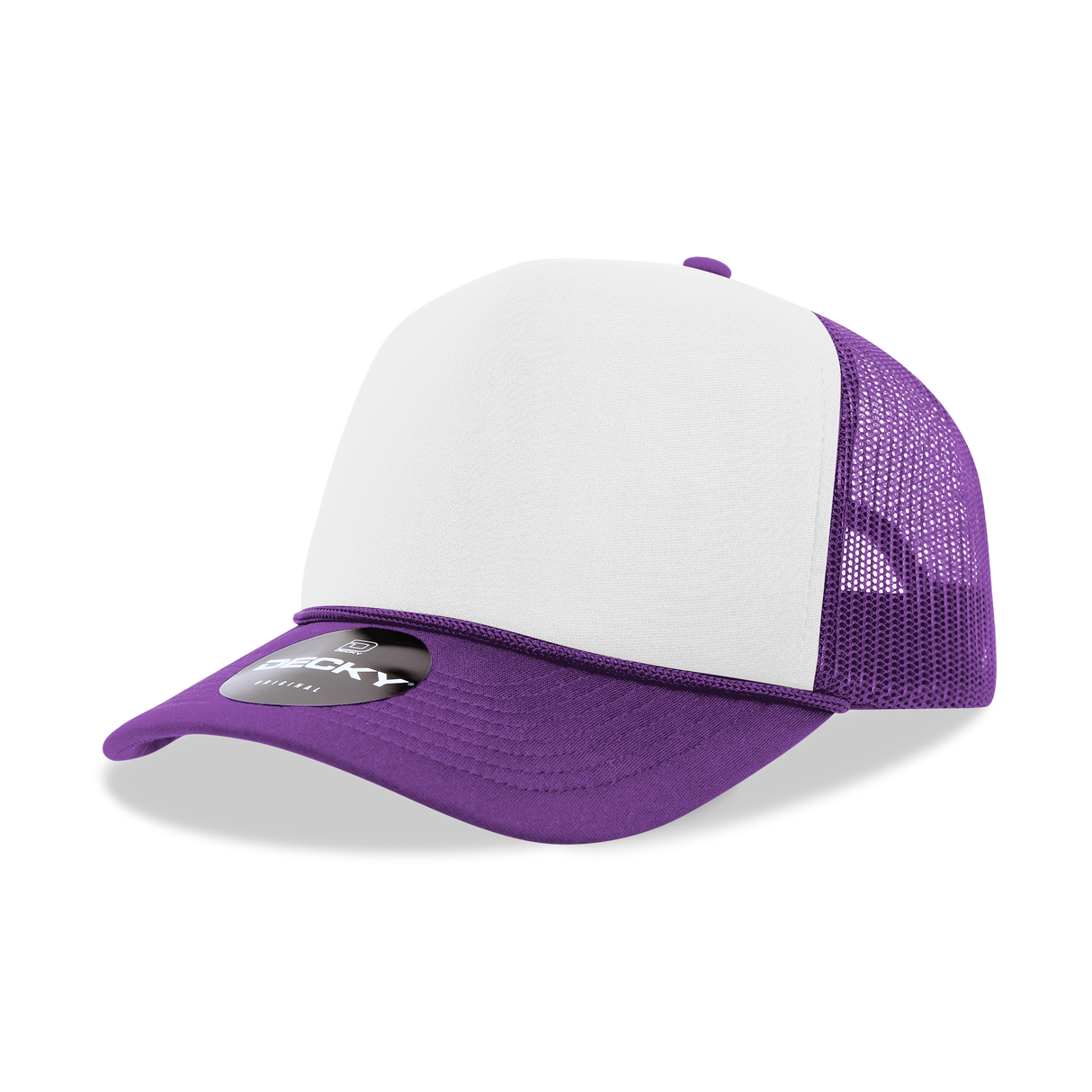 Decky 5 Panel Mid Profile Structured Foam Trucker | Decky 6025