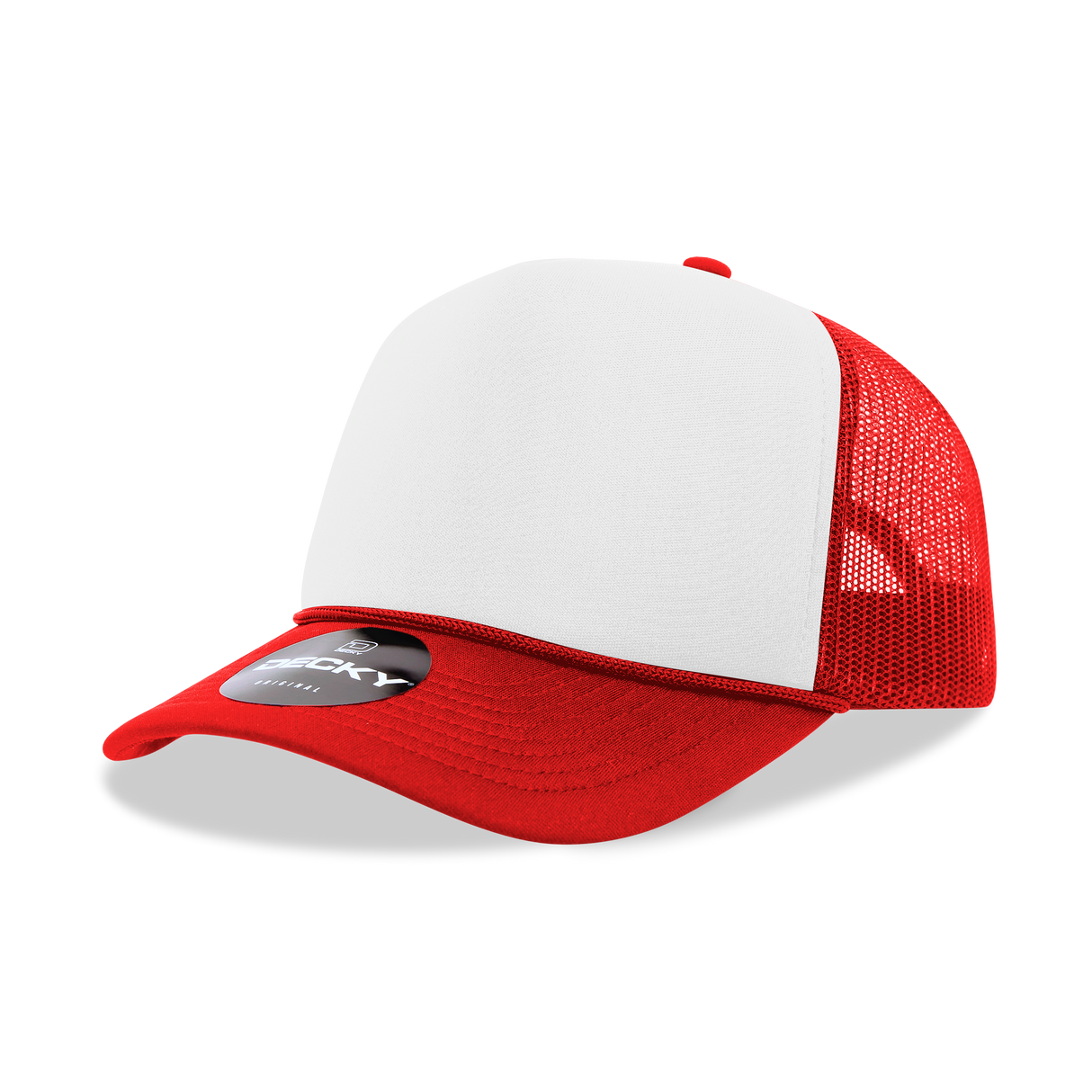 Decky 5 Panel Mid Profile Structured Foam Trucker | Decky 6025