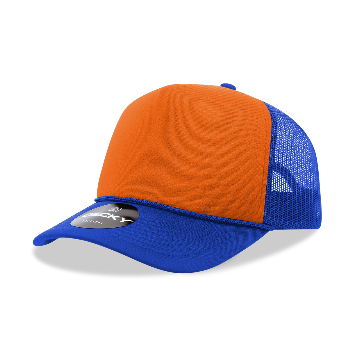 Decky 5 Panel Mid Profile Structured Foam Trucker | Decky 6025