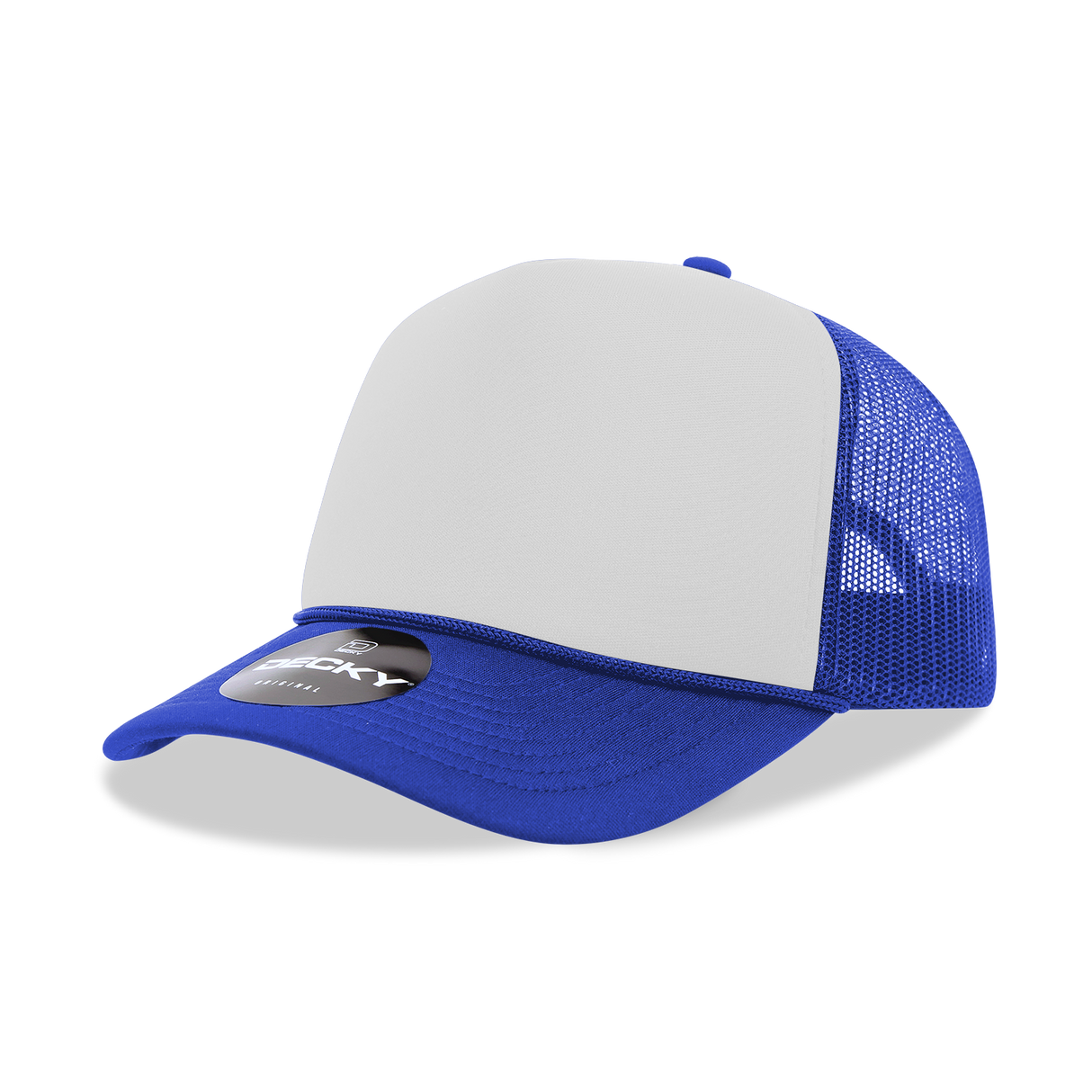 Decky 5 Panel Mid Profile Structured Foam Trucker | Decky 6025