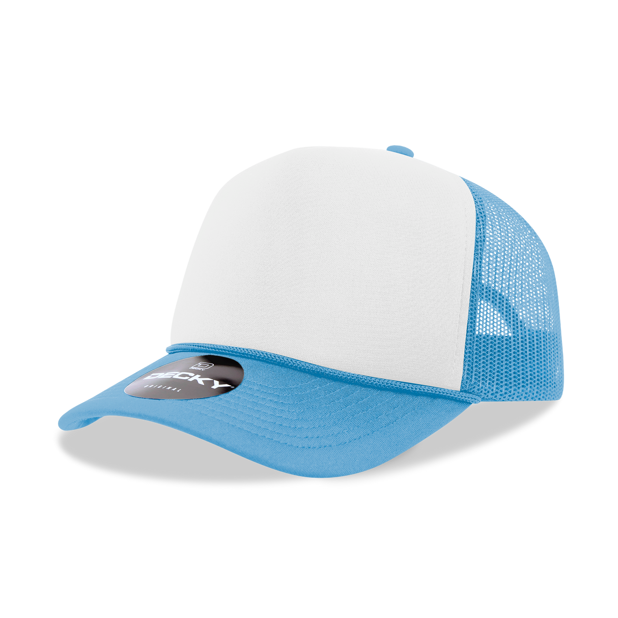 Decky 5 Panel Mid Profile Structured Foam Trucker | Decky 6025