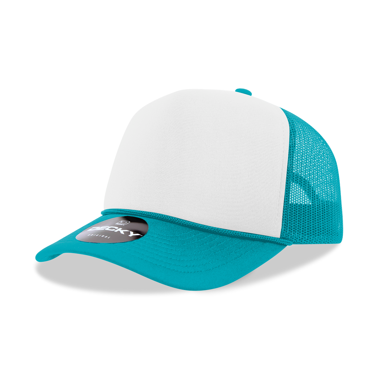 Decky 5 Panel Mid Profile Structured Foam Trucker | Decky 6025