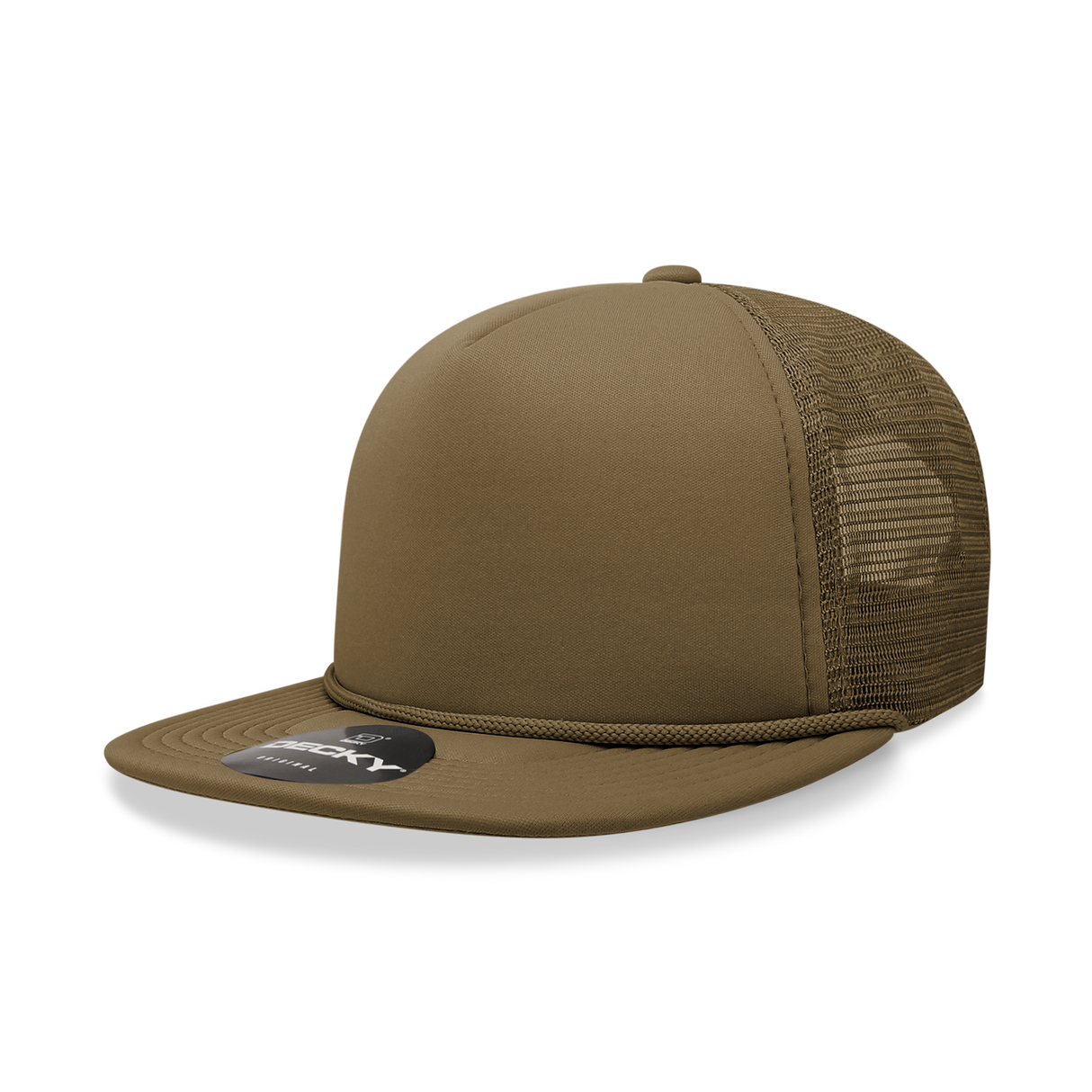 Decky 5 Panel High Profile Structured Foam Trucker | Decky 6026