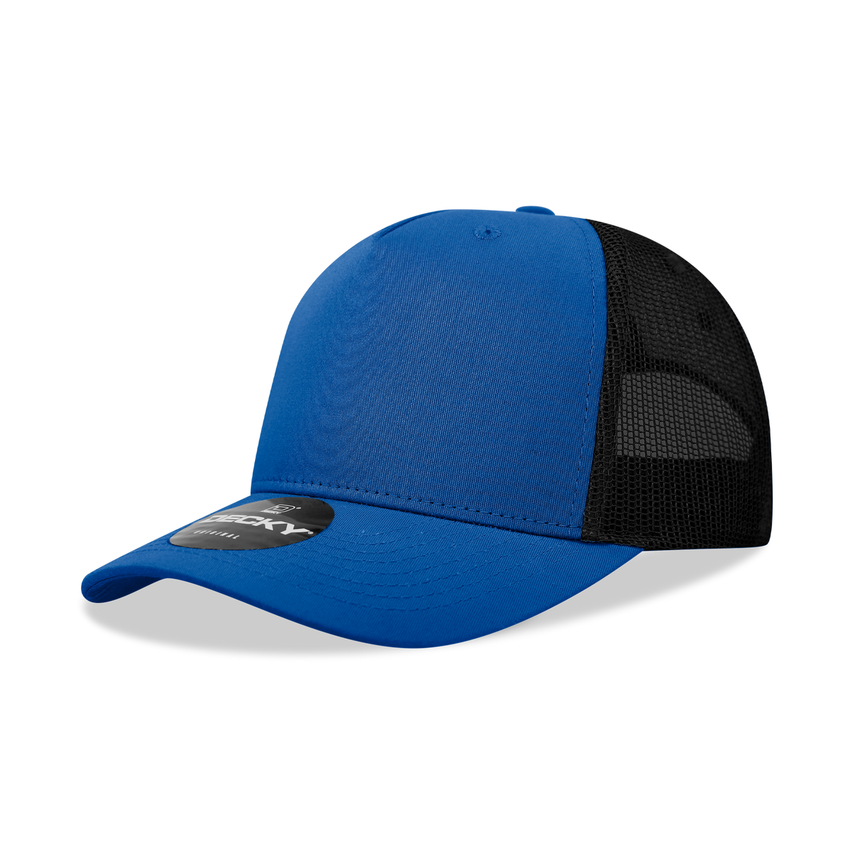 Decky 5 Panel Mid Profile Structured Cotton Blend Trucker | Decky 6030