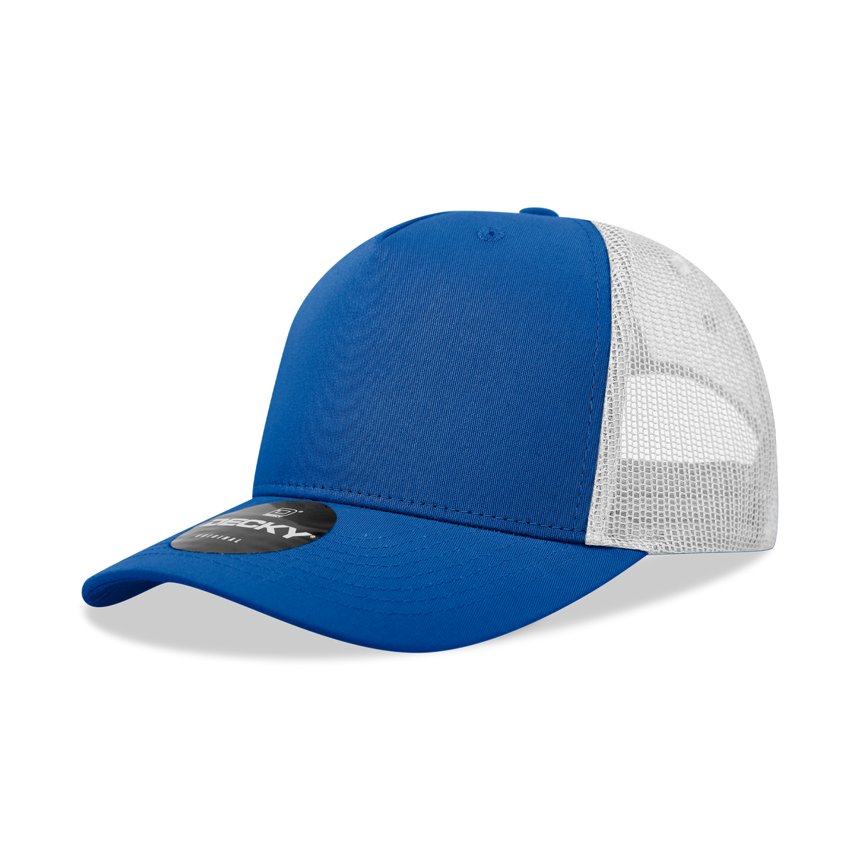 Decky 5 Panel Mid Profile Structured Cotton Blend Trucker | Decky 6030