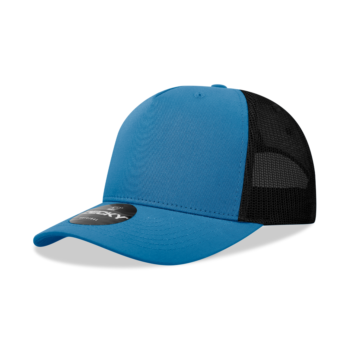 Decky 5 Panel Mid Profile Structured Cotton Blend Trucker | Decky 6030
