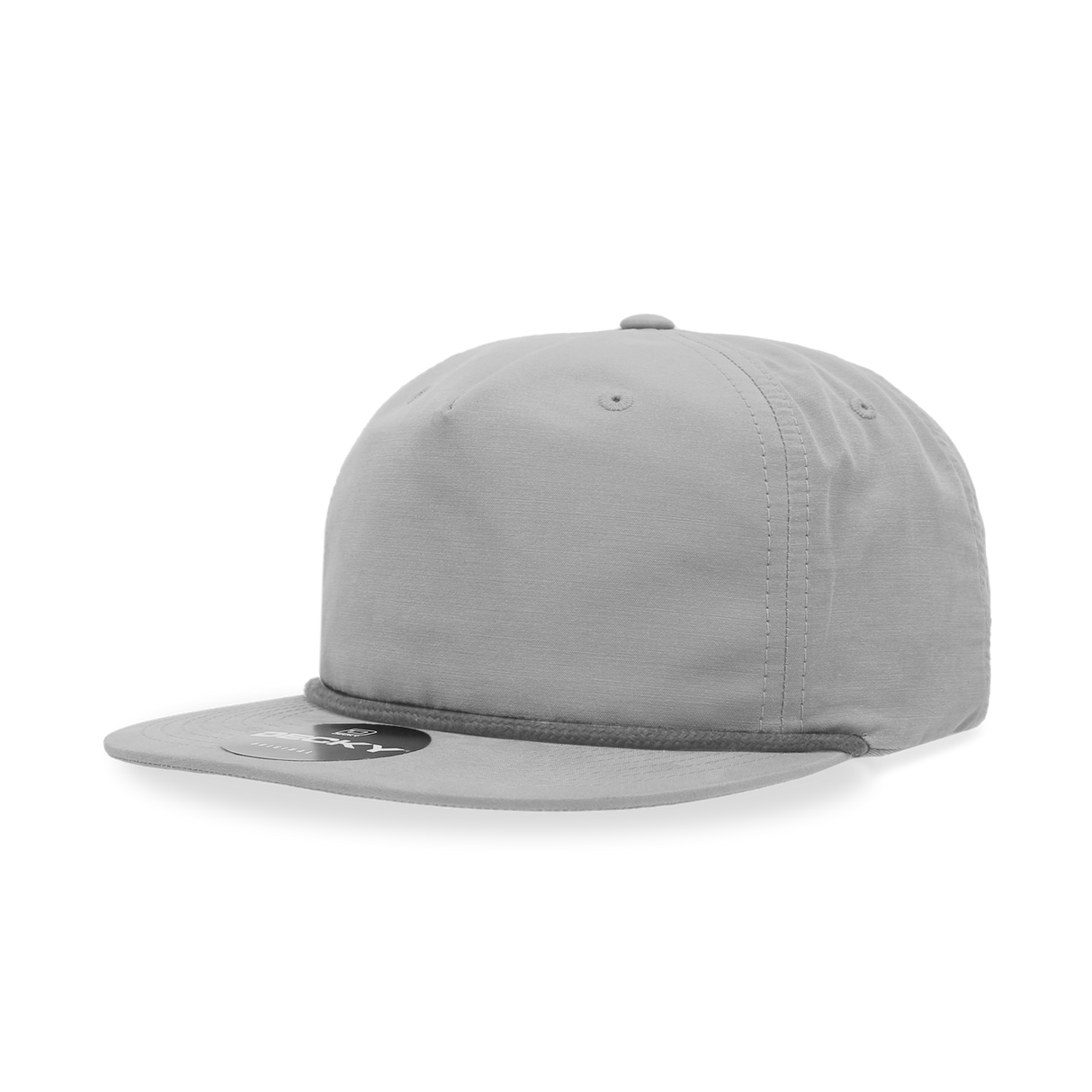 Decky 5 Panel High Profile Relaxed Cotton Blend Rope Hat | Decky 6032