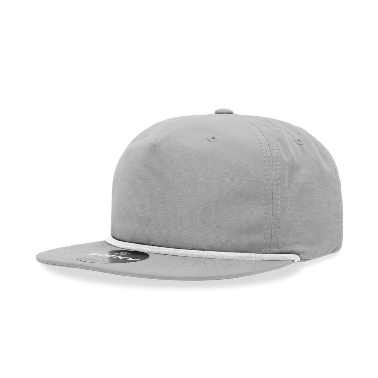 Decky 5 Panel High Profile Relaxed Cotton Blend Rope Hat | Decky 6032