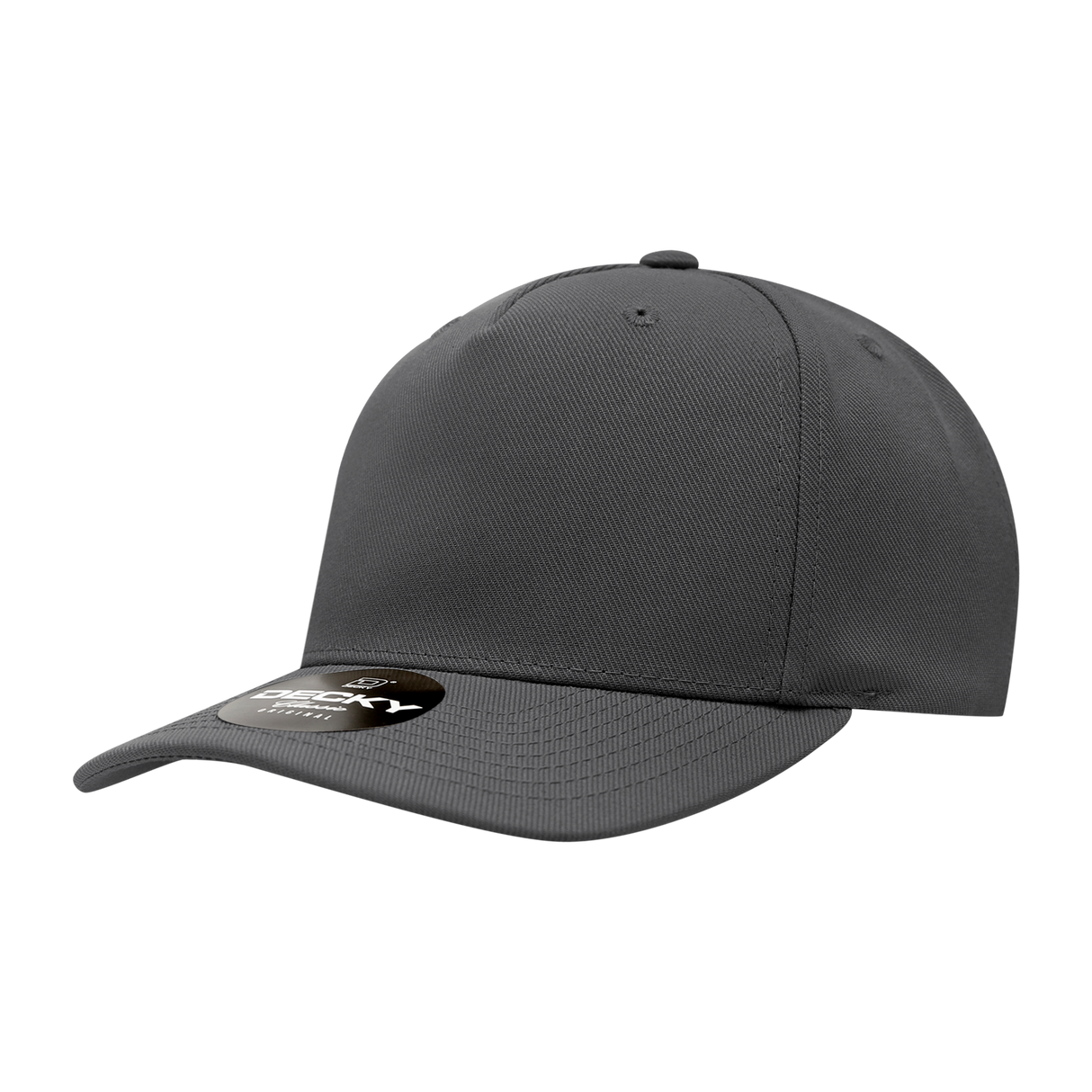 Decky 5 Panel Mid Profile Structured Polyester Cap | Decky 6038