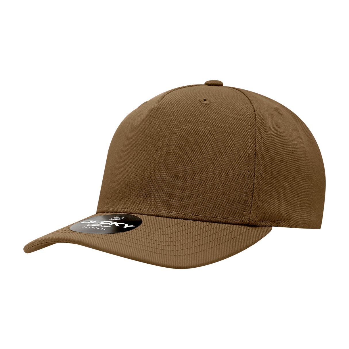 Decky 5 Panel Mid Profile Structured Polyester Cap | Decky 6038
