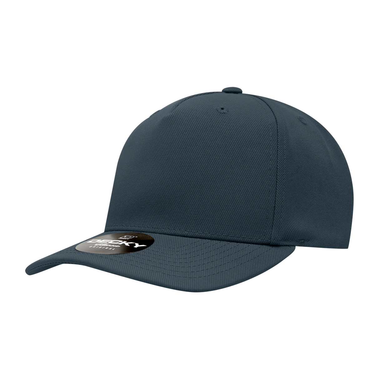 Decky 5 Panel Mid Profile Structured Polyester Cap | Decky 6038
