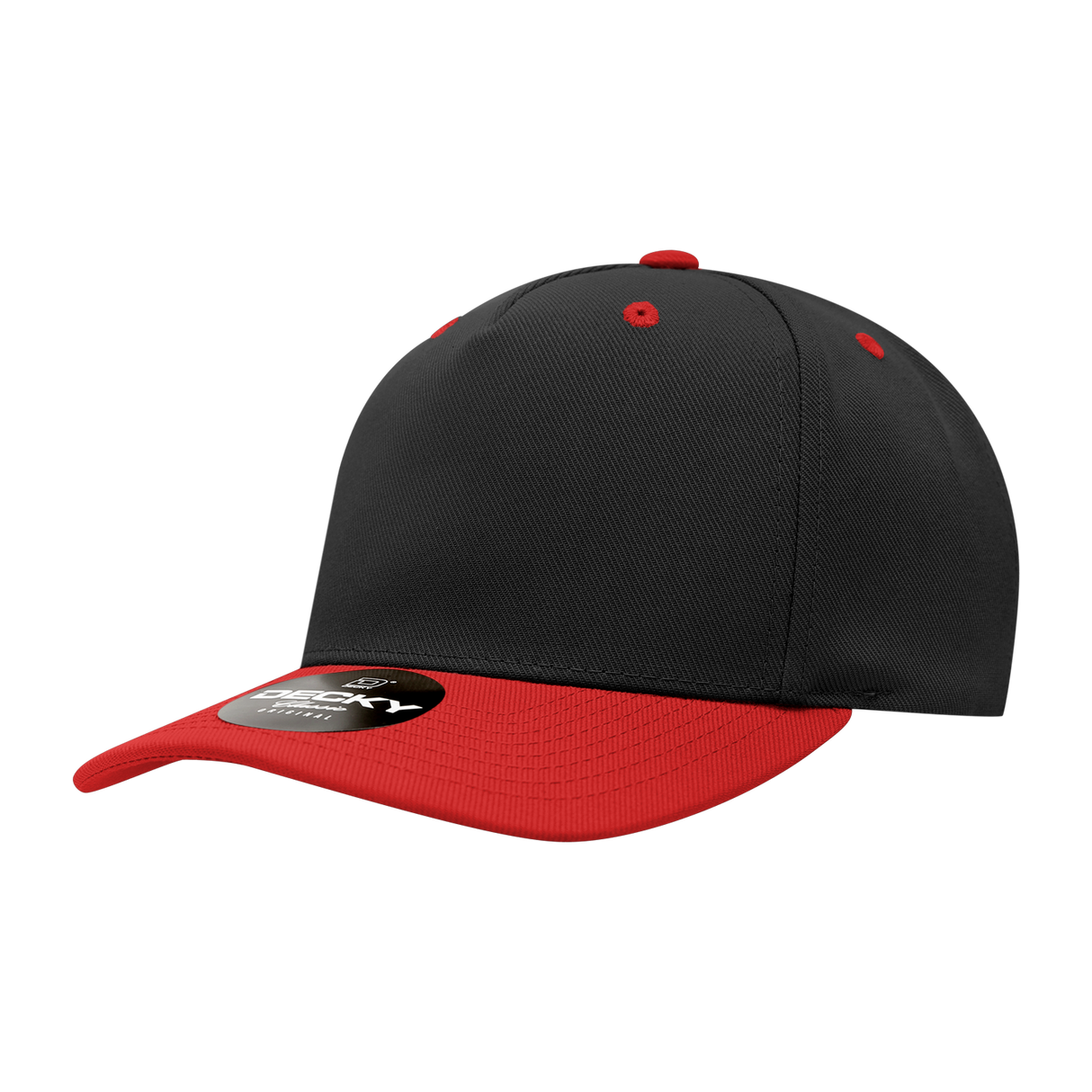 Decky 5 Panel Mid Profile Structured Polyester Cap | Decky 6038