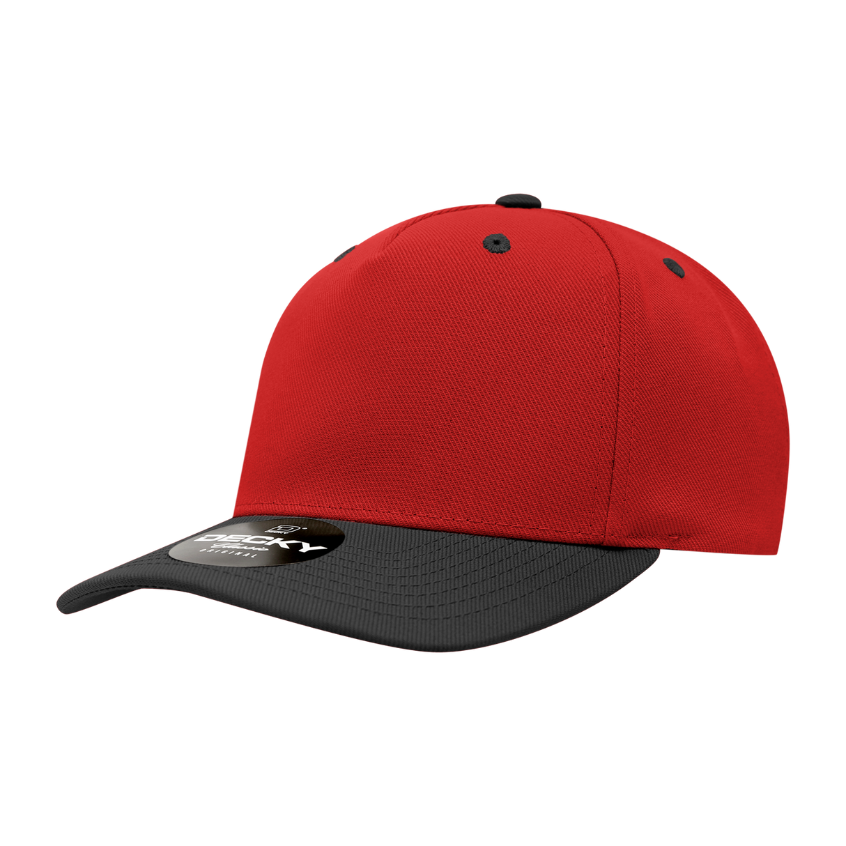 Decky 5 Panel Mid Profile Structured Polyester Cap | Decky 6038