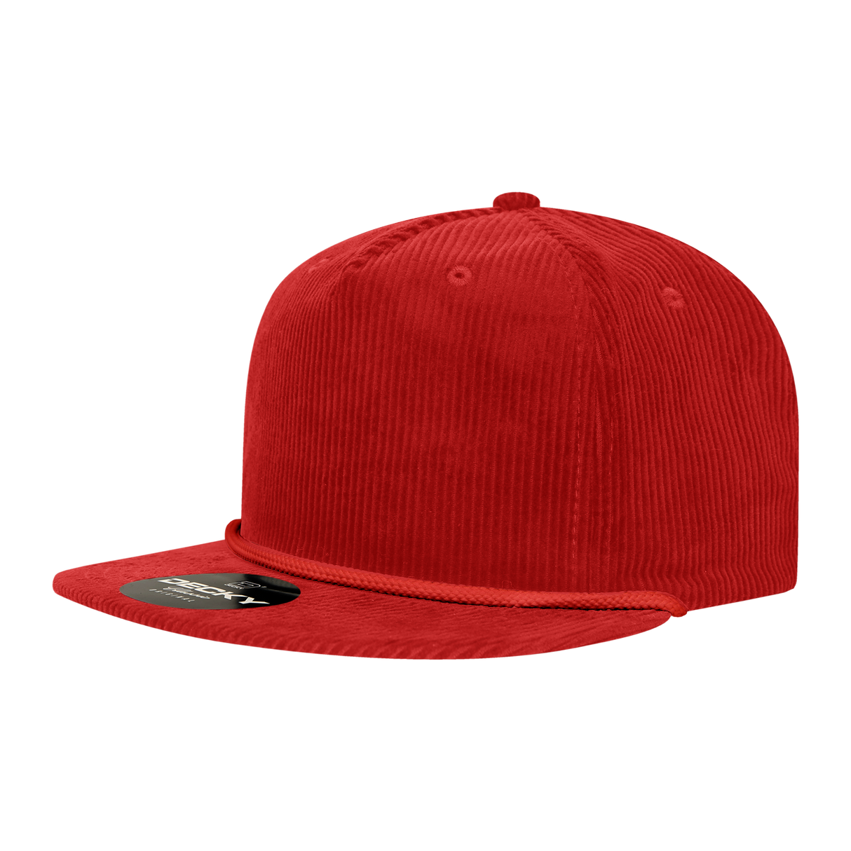 Decky 5 Panel High Profile Relaxed Corduroy Rope Hat | Decky 6043