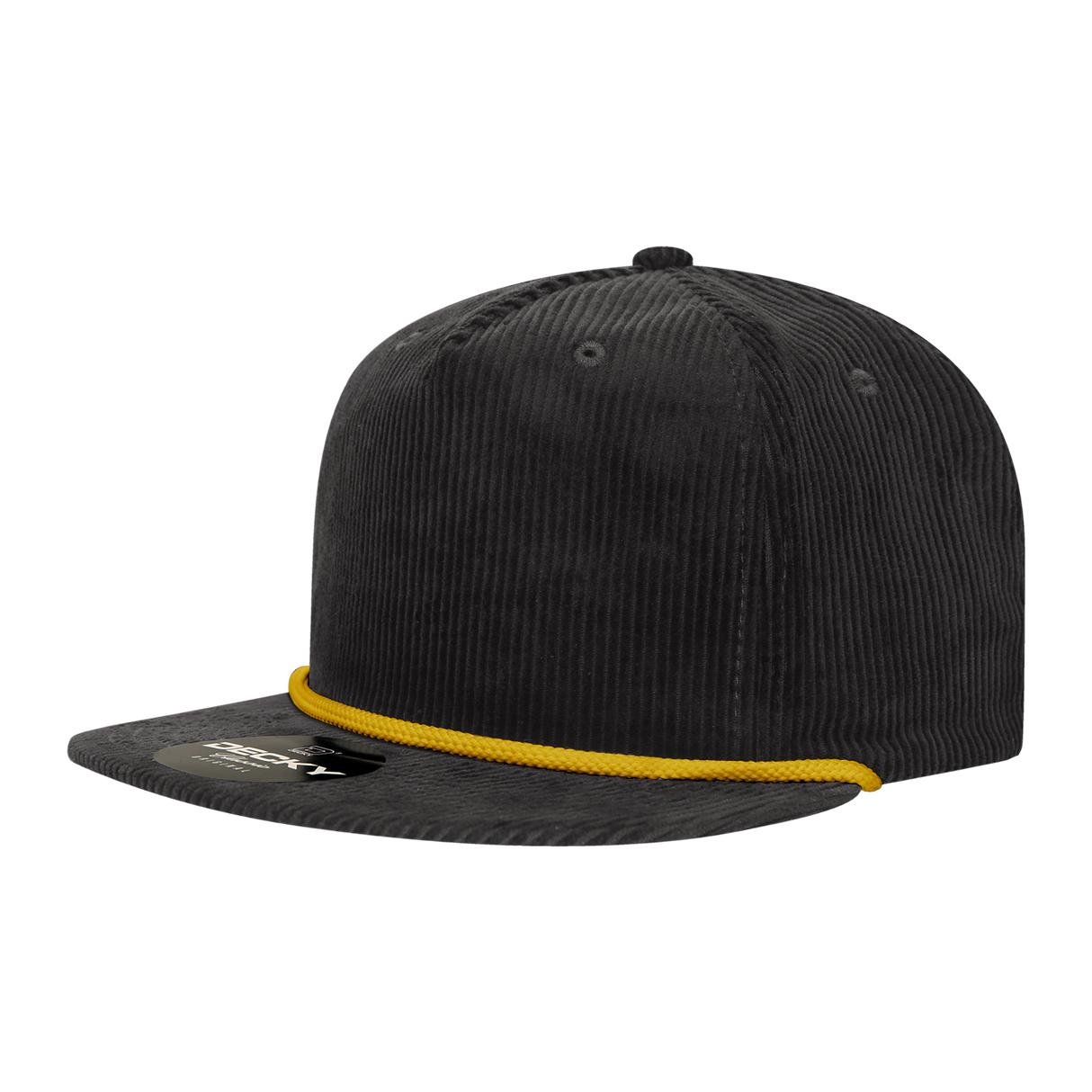 Decky 5 Panel High Profile Relaxed Corduroy Rope Hat | Decky 6043