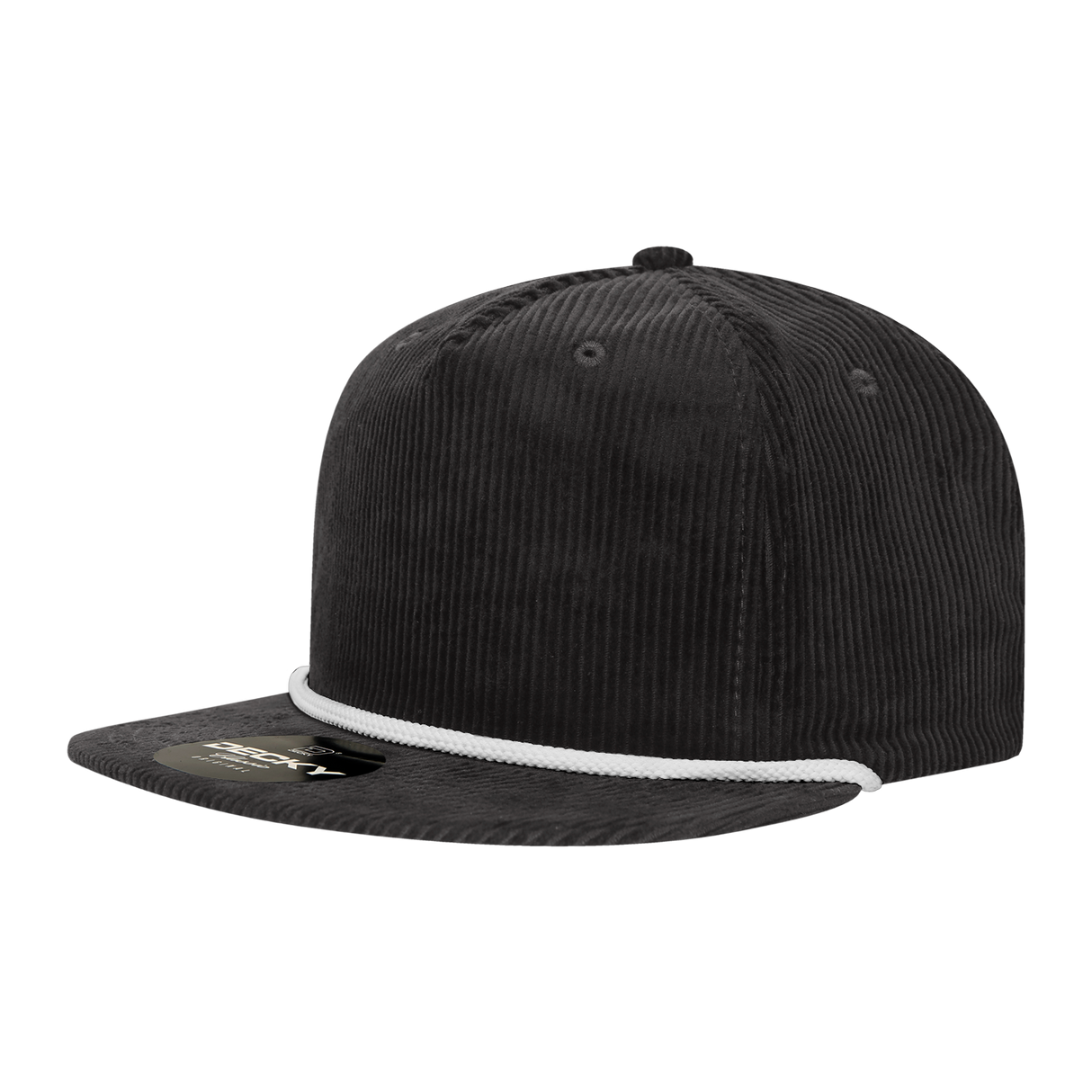 Decky 5 Panel High Profile Relaxed Corduroy Rope Hat | Decky 6043