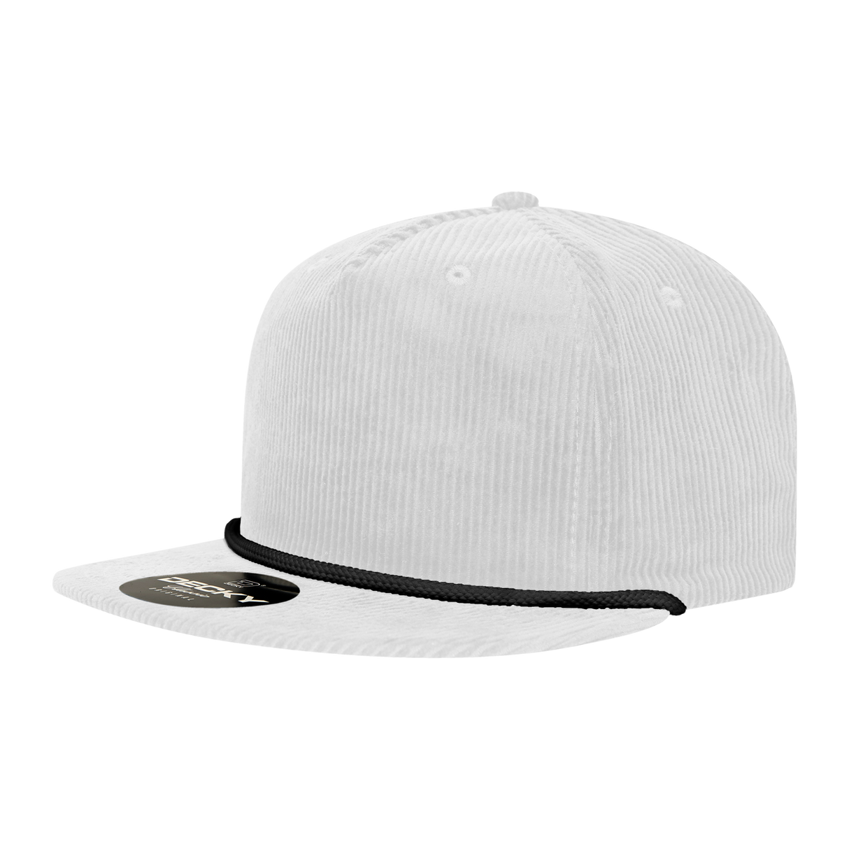 Decky 5 Panel High Profile Relaxed Corduroy Rope Hat | Decky 6043