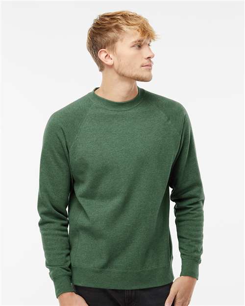 Independent Trading Co. Unisex Special Blend Raglan Crewneck Sweatshirt - Independent Trading Co. PRM30SBC