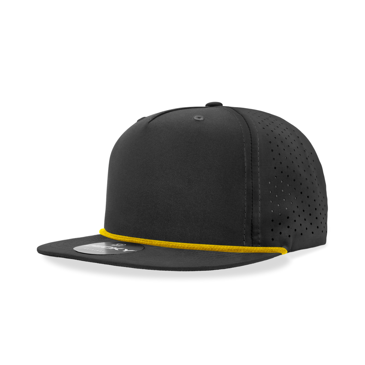 Decky 5 Panel High Profile Relaxed Perforated Performance Rope Hat | Decky 6226