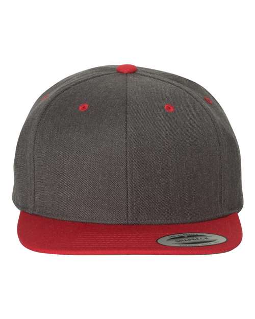 YP Classics Premium Flat Bill Snapback Cap - Yupoong 6089M
