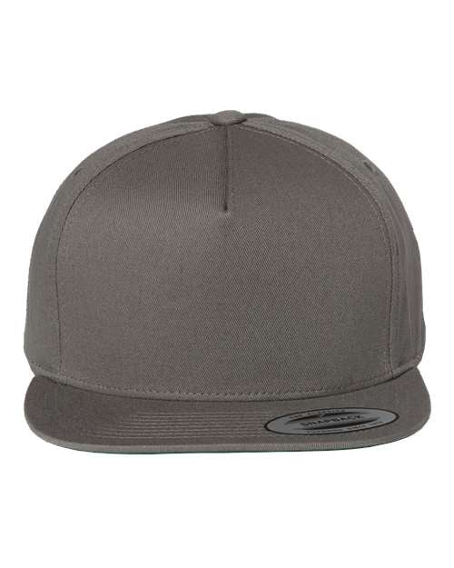 YP Classics Five-Panel Cotton Twill Snapback Cap - Yupoong 6007
