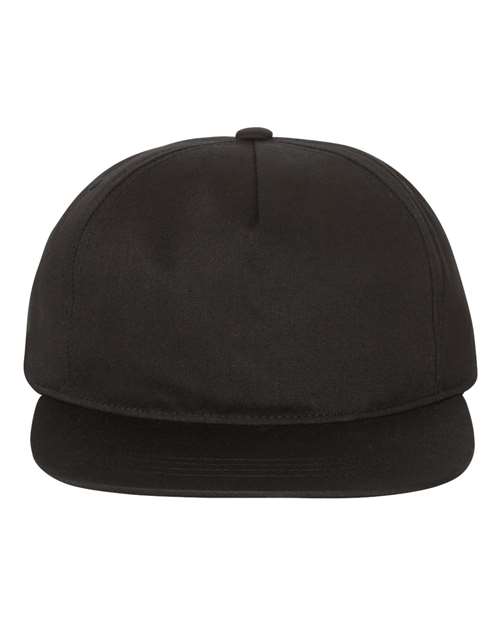 YP Classics Lightly-Structured Five-Panel Snapback Cap - Yupoong 6502