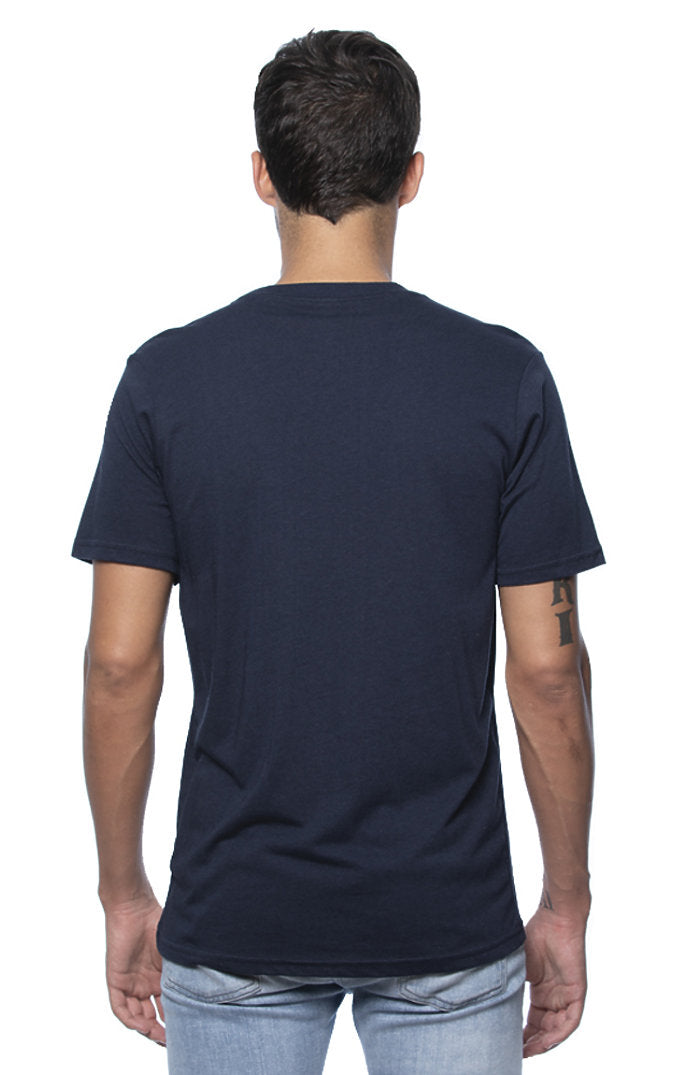 Royal Apparel 64051 Unisex Viscose Hemp Organic Cotton Tee - Patriot Blue