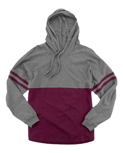 Boxercraft Women's Hooded Pom Pom Jersey T-Shirt - Boxercraft T18
