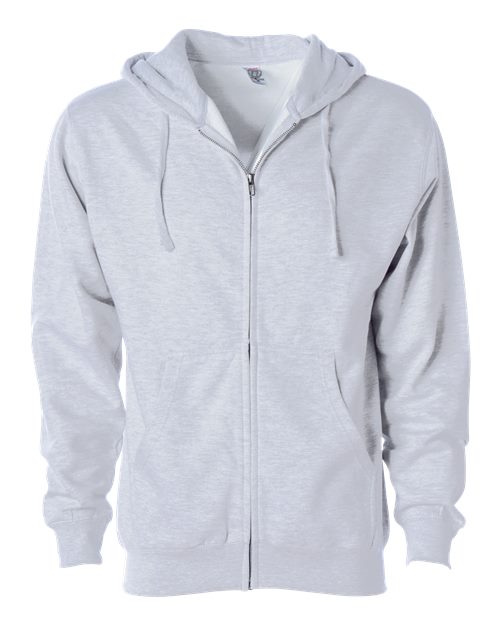Independent Trading Co. SS4500Z Unisex Midweight Full-Zip Hooded Sweatshirt | Wholesale Full-Zip Hoodie
