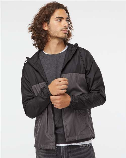 Independent Trading Co. EXP54LWZ Men's Lightweight Windbreaker Full-Zip Jacket | Wholesale Windbreaker