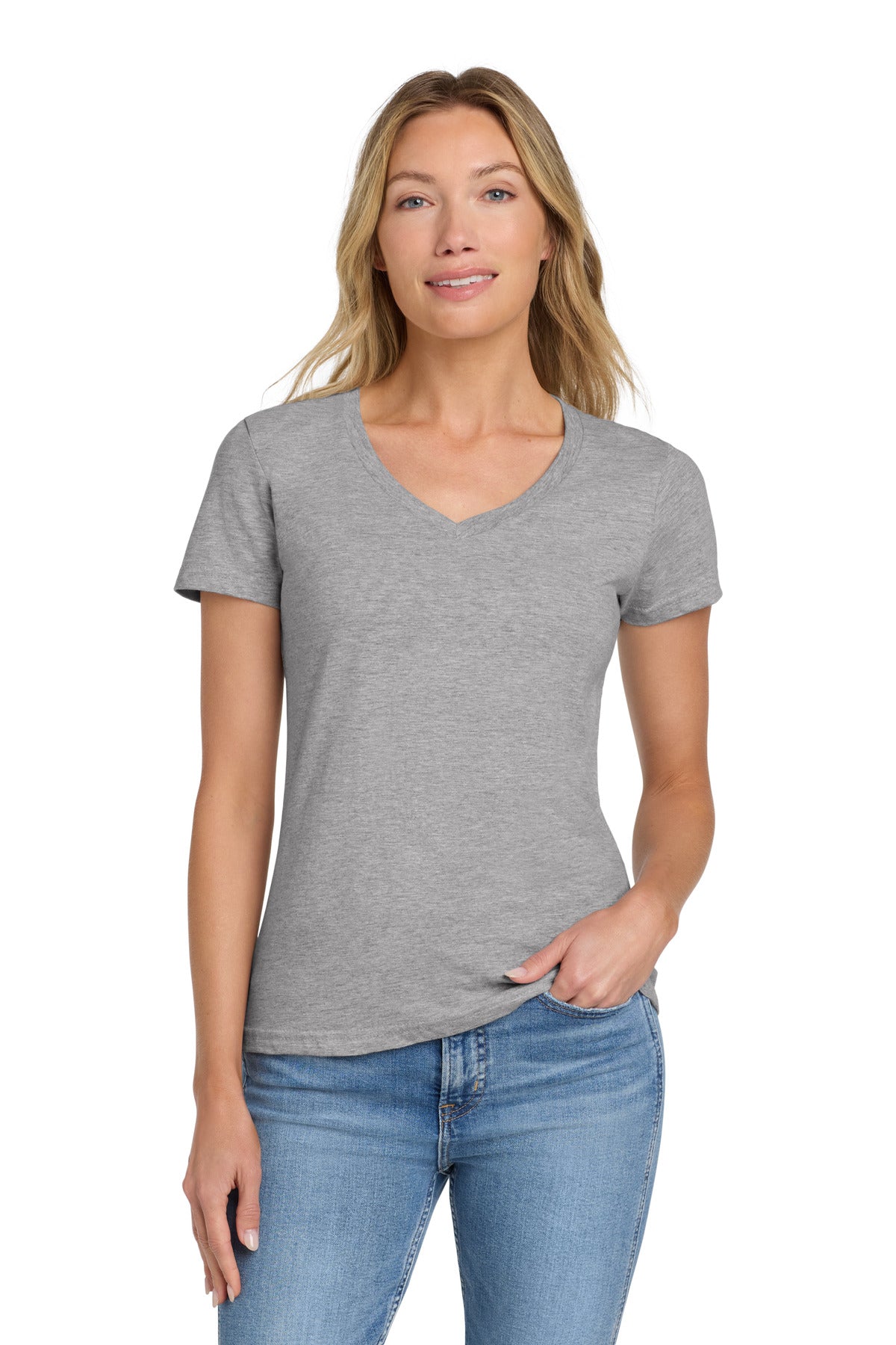 Gildan Softstyle ® Women's Fit V-Neck T-Shirt. 64V00L - Gildan 64V00L