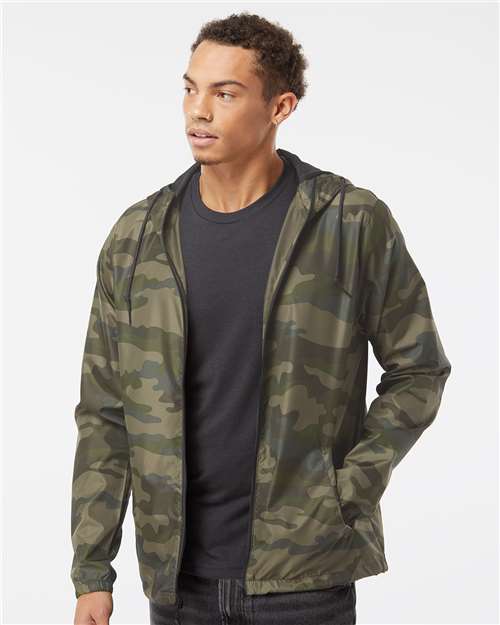 Independent Trading Co. EXP54LWZ Men's Lightweight Windbreaker Full-Zip Jacket | Wholesale Windbreaker