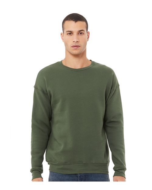 Bella + Canvas 3945 Unisex Sponge Fleece Drop Shoulder Crewneck Sweatshirt