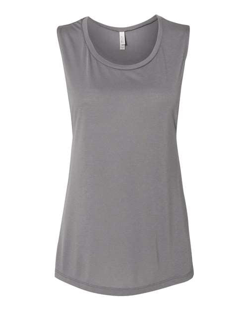 BELLA + CANVAS Women's Flowy Scoop Muscle Tank - BELLA + CANVAS 8803