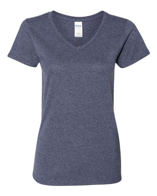 Gildan Women's Heavy Cotton™ V-Neck T-Shirt - Gildan 5V00L