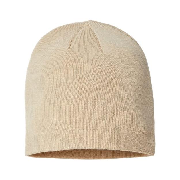 Atlantis Headwear Sustainable Beanie - Atlantis Headwear HOLLY Atlantis Headwear Light Beige One Size