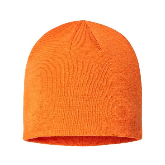Atlantis Headwear Sustainable Beanie - Atlantis Headwear HOLLY Atlantis Headwear Orange One Size
