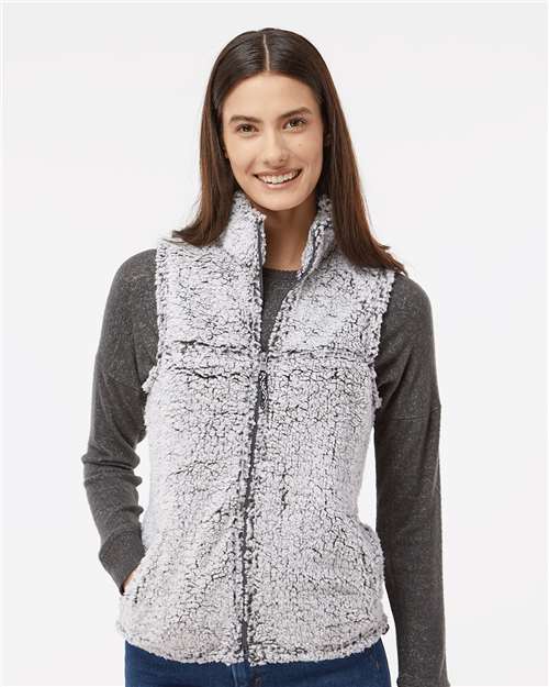 Boxercraft Women’s Sherpa Full-Zip Vest - Boxercraft Q11