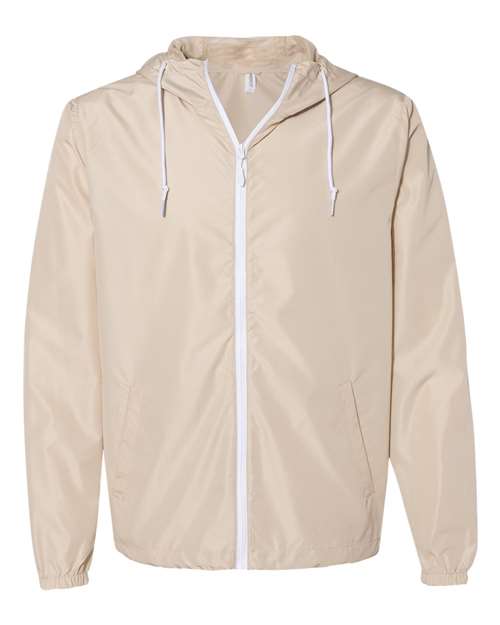 Independent Trading Co. Men's Lightweight Windbreaker Full-Zip Jacket - Independent Trading Co. EXP54LWZ