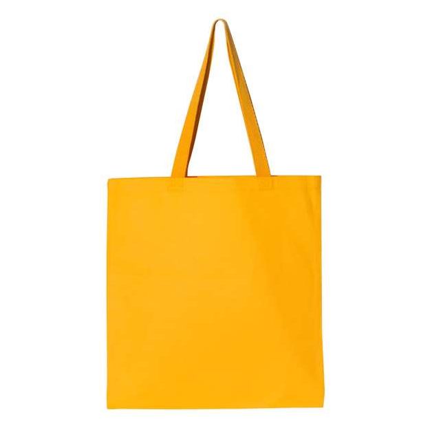 Q-Tees Promotional Tote - Q-Tees Q800 Q-Tees Gold One Size
