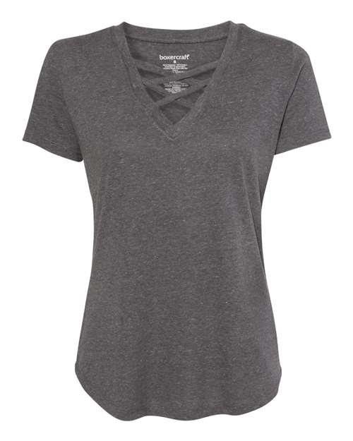 Boxercraft Women’s Cage Front T-Shirt - Boxercraft T27