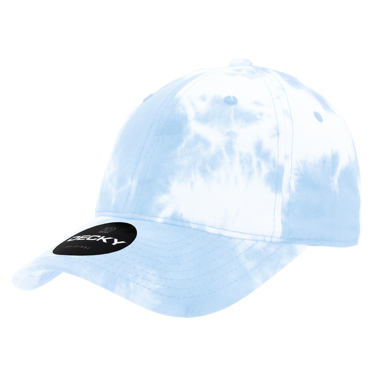 Decky 6 Panel Low Profile Relaxed Tie Dye Dad Hat | Decky 7205