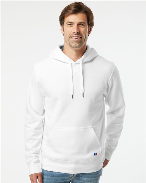 Russell Athletic Unisex Cotton Rich Fleece Hooded Sweatshirt - Russell Athletic 82ONSM
