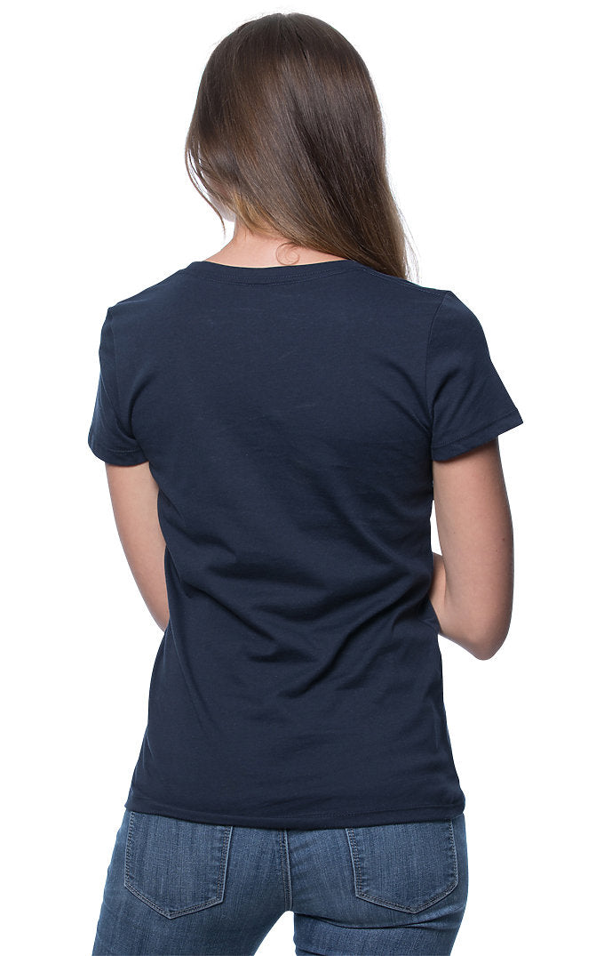 Royal Apparel 73001 Women's Viscose Bamboo Organic Cotton Tee - Midnight