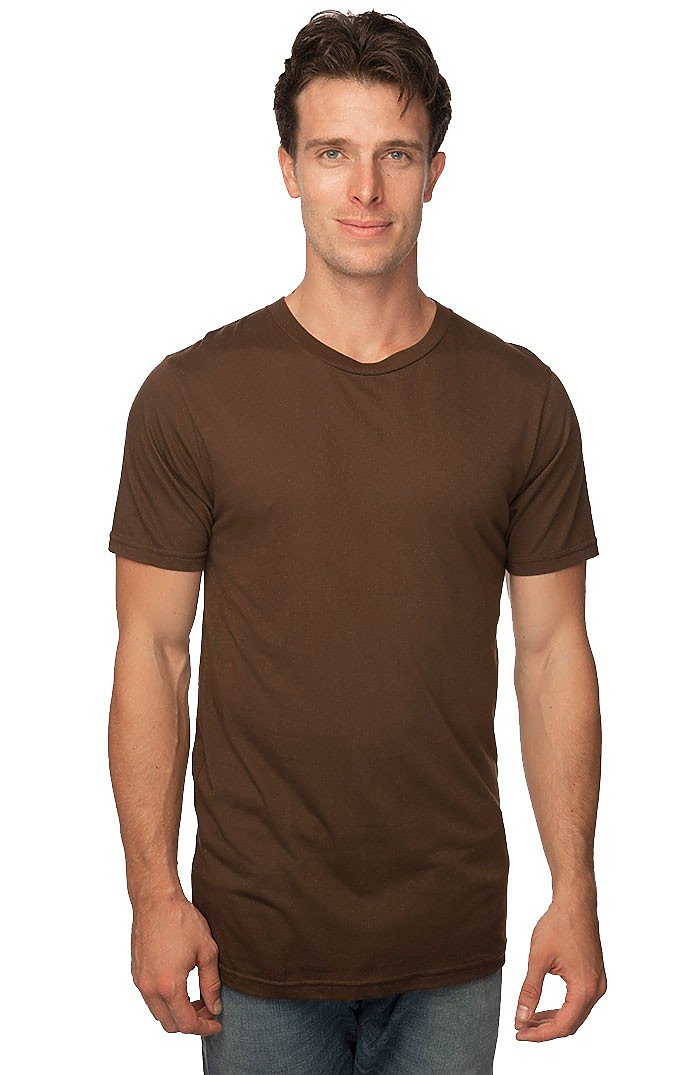 Royal Apparel 73051 Unisex Viscose Bamboo Organic Cotton Tee - Cocoa